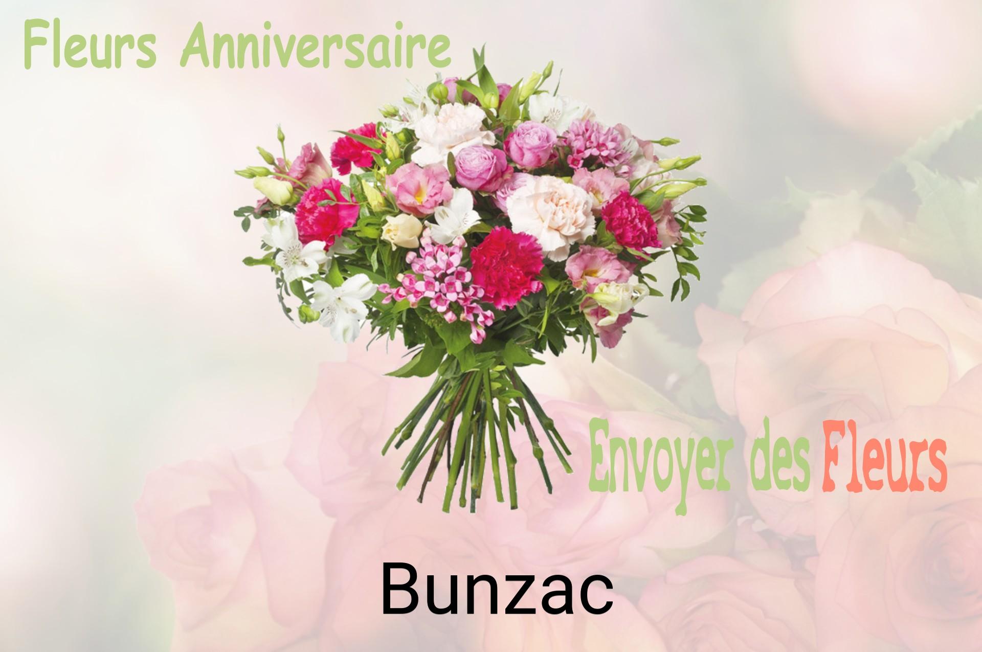 Bouquet de fleurs d’anniversaire livré à Bunzac